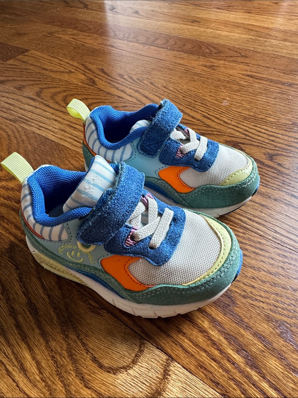 Next Toddler Multicolor Sneakers - Blue, Orange & Green